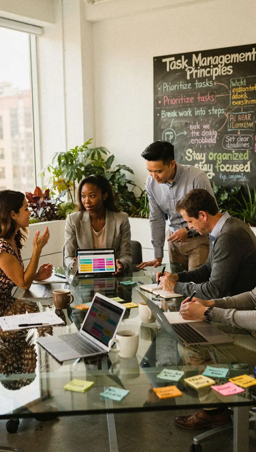 Modern office environment